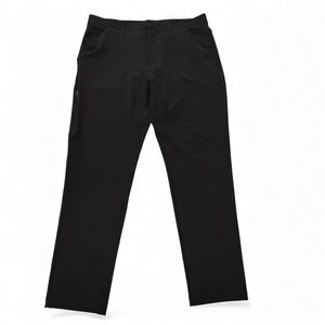 BYLT Premium Basics Kinetic Pant Mens Black 38 x 31 Performance Stretch Chino‎